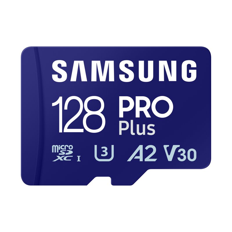 Detalle 2 de Samsung PRO Plus MicroSDXC 128GB UHS-I U3 A2 V30 con Adaptador SD