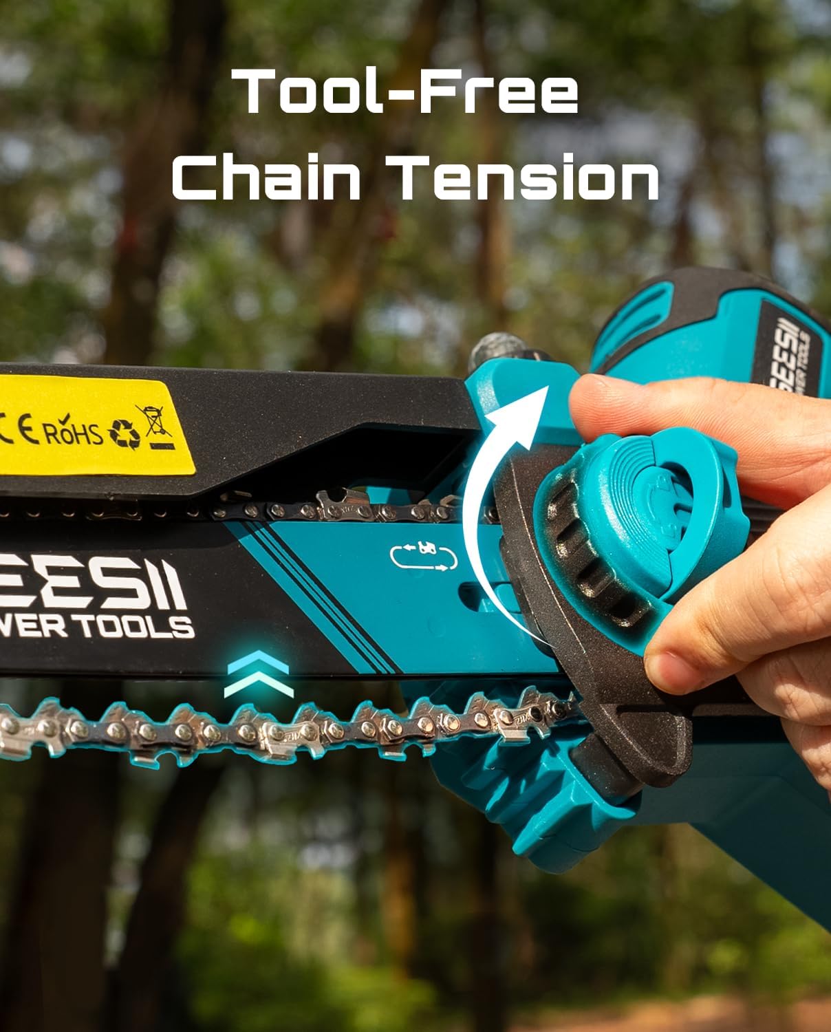Thumbnail 6 de Seesii M8 Boost 8-Inch Cordless Mini Chainsaw with Brushless Motor