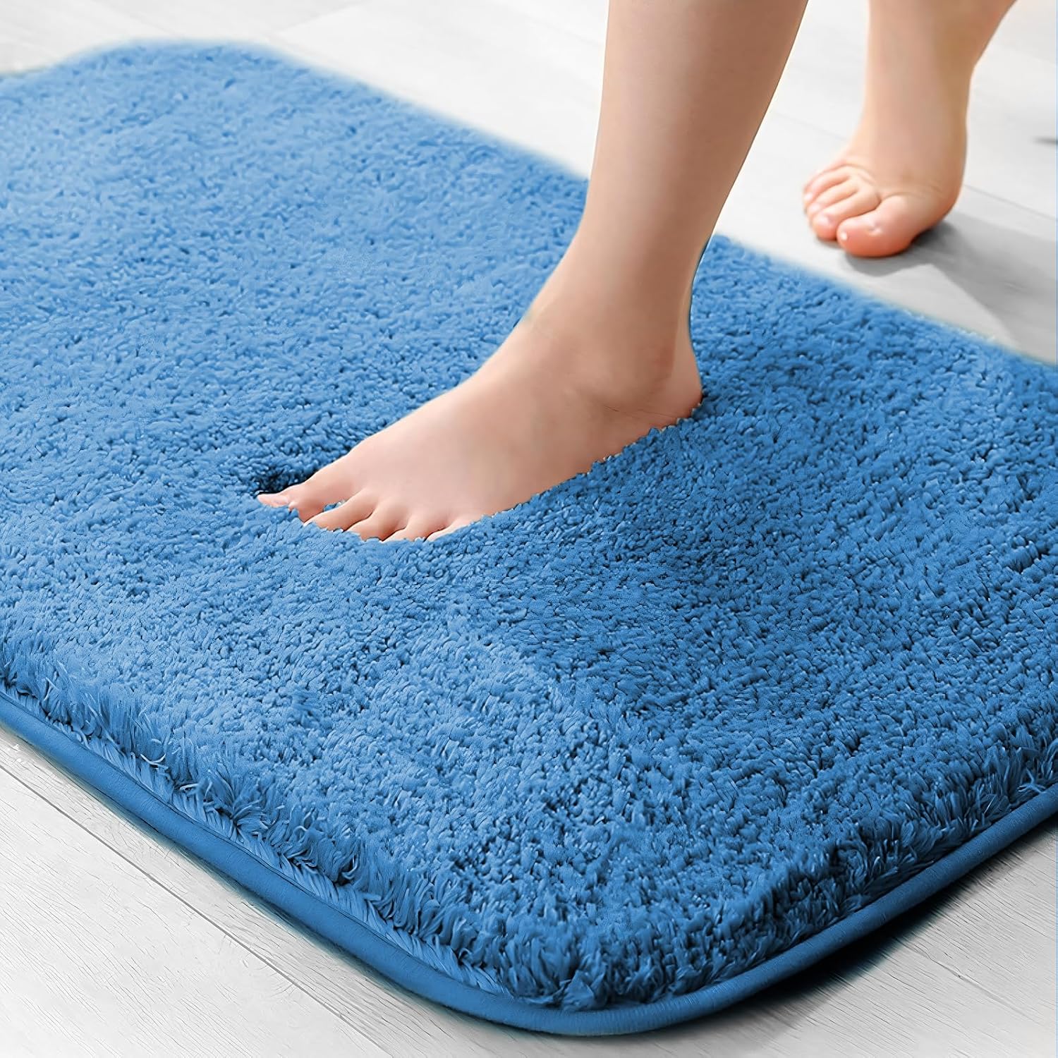 Imagen de wyewye Mikrofaser Badvorleger 2 cm blau 40x60 en OfertitasTOP