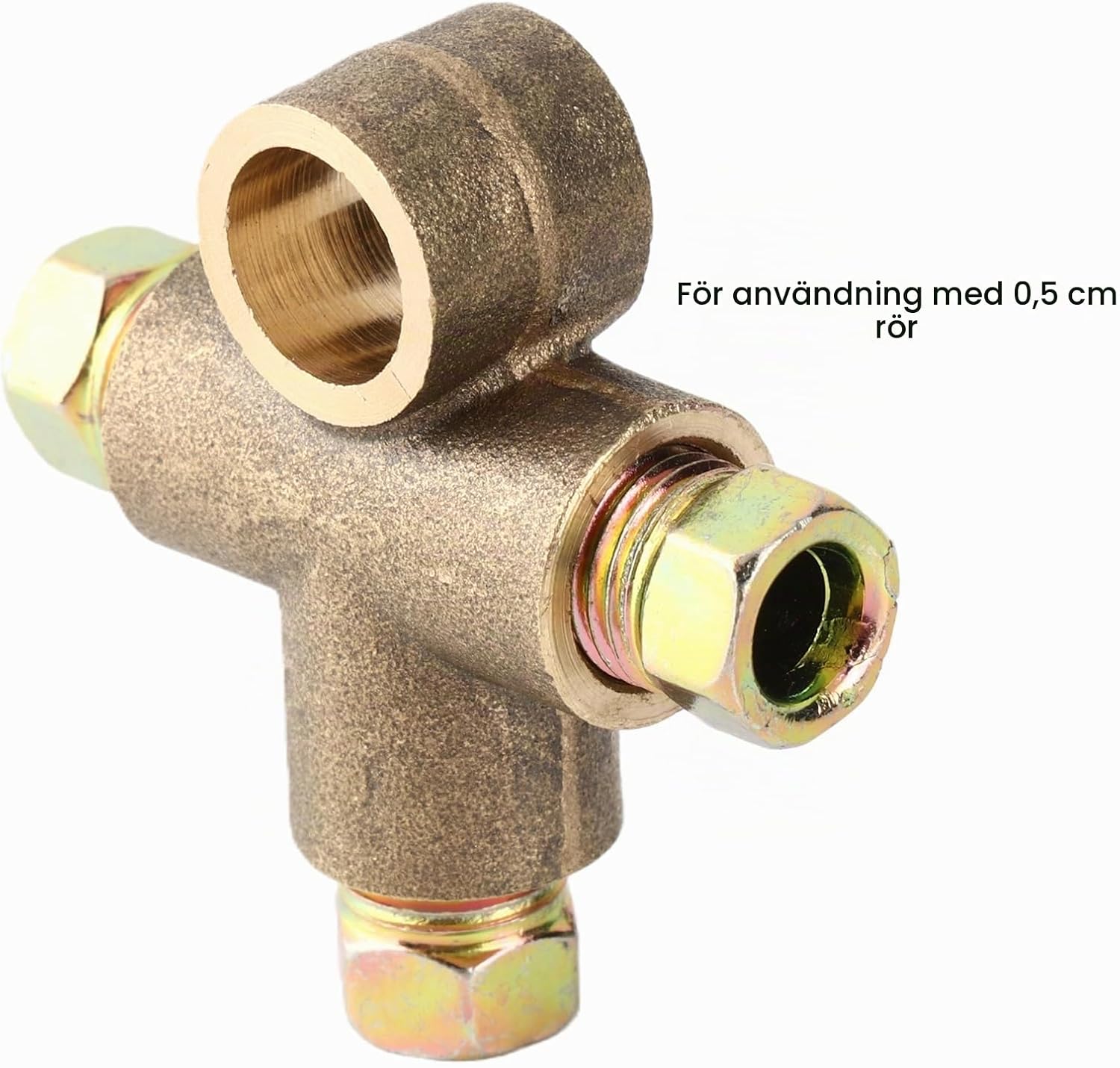 Detalle 2 de Aramox broms-T-koppling för 3/16-tumsrör med M10-gänga