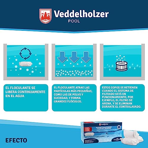 Thumbnail 4 de Veddelholzer floculante en cartuchos (1 kg, 8 x 125 g) para filtros de arena y vidrio