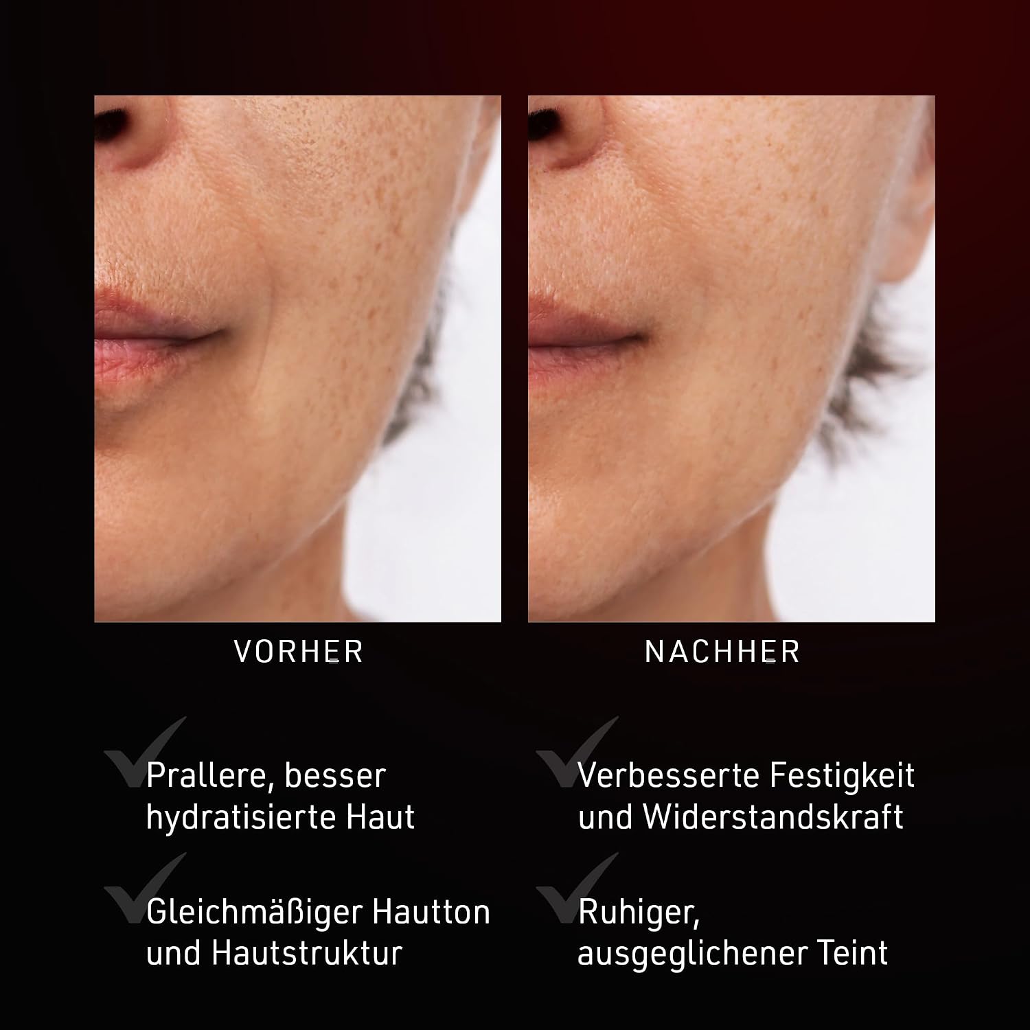Thumbnail 4 de FAQ Rotes Licht Peptid-Serum mit Hyaluronsäure & Kollagen – lichtaktiviertes Serum für die Gesichtspflege