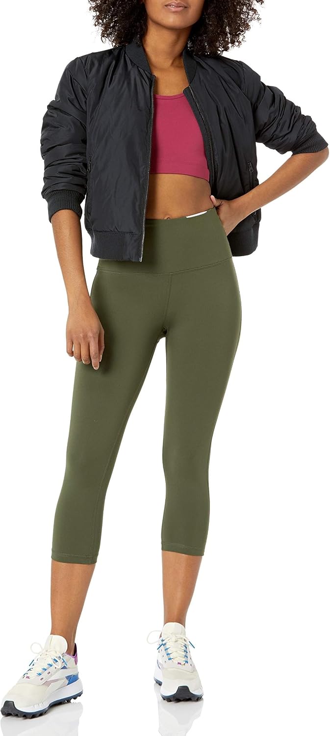 Detalle 2 de Amazon Essentials Active Sculpt High-Rise Capri Leggings