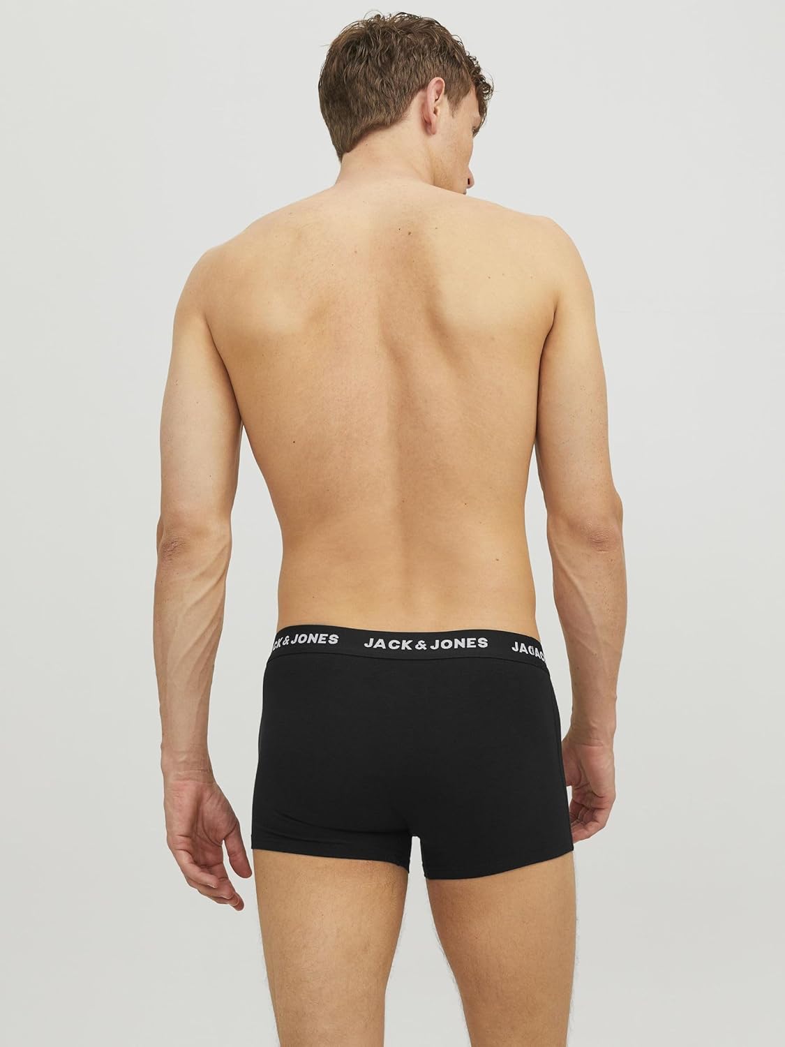 Detalle de JACK & JONES Trunks 7-Pack de algodón con elastano (Black, talla XL)