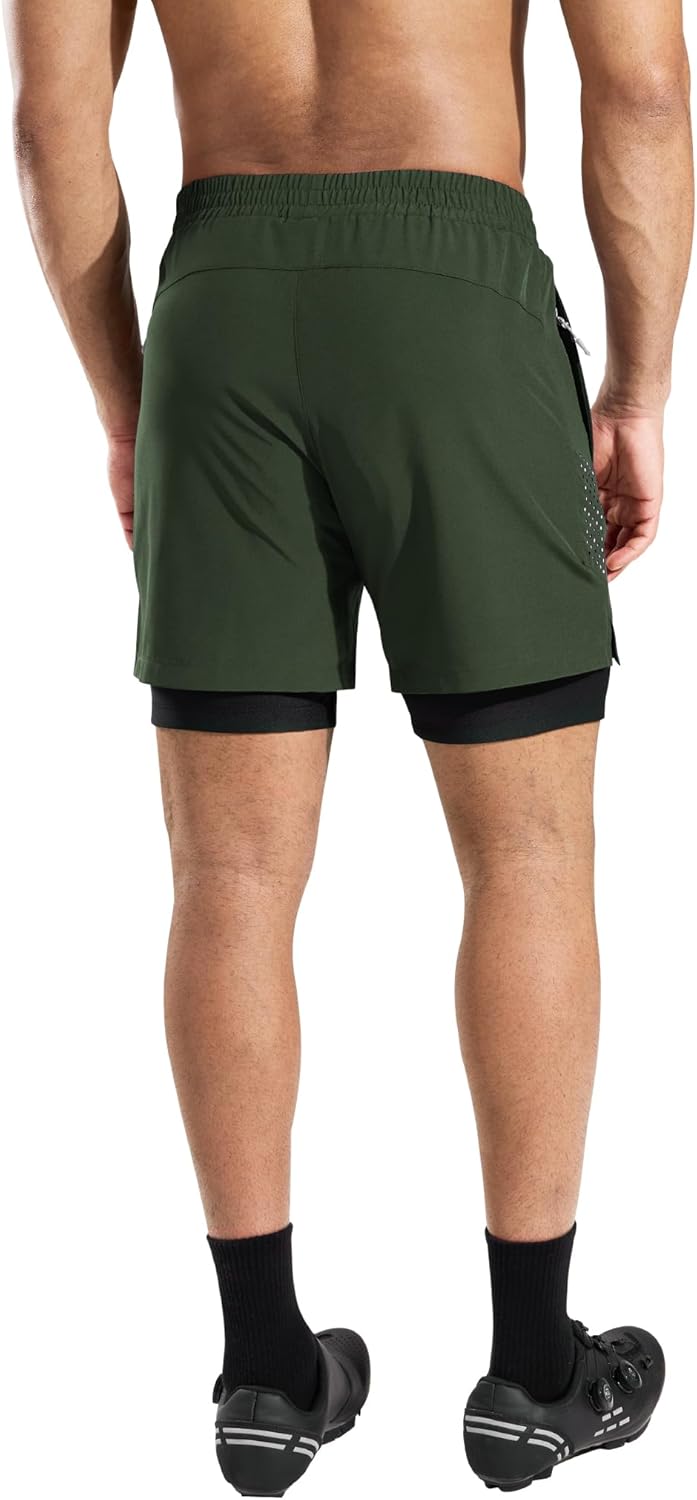 Thumbnail 1 de Nepest Herren MTB Shorts mit 4D Gel Polster, atmungsaktiv & schnelltrocknend – Mountainbike-Hose mit Taschen