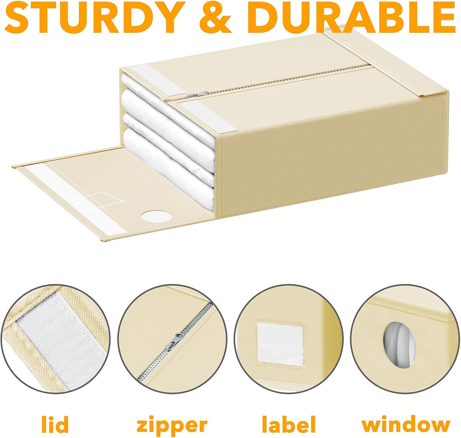 Thumbnail 5 de SpaceAid XL Bed Sheet Organizer 3-Pack