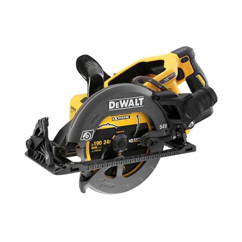 Detalle de Sierra circular portátil DeWALT DCS577N-XJ sin escobillas, 190 mm, 5800 RPM