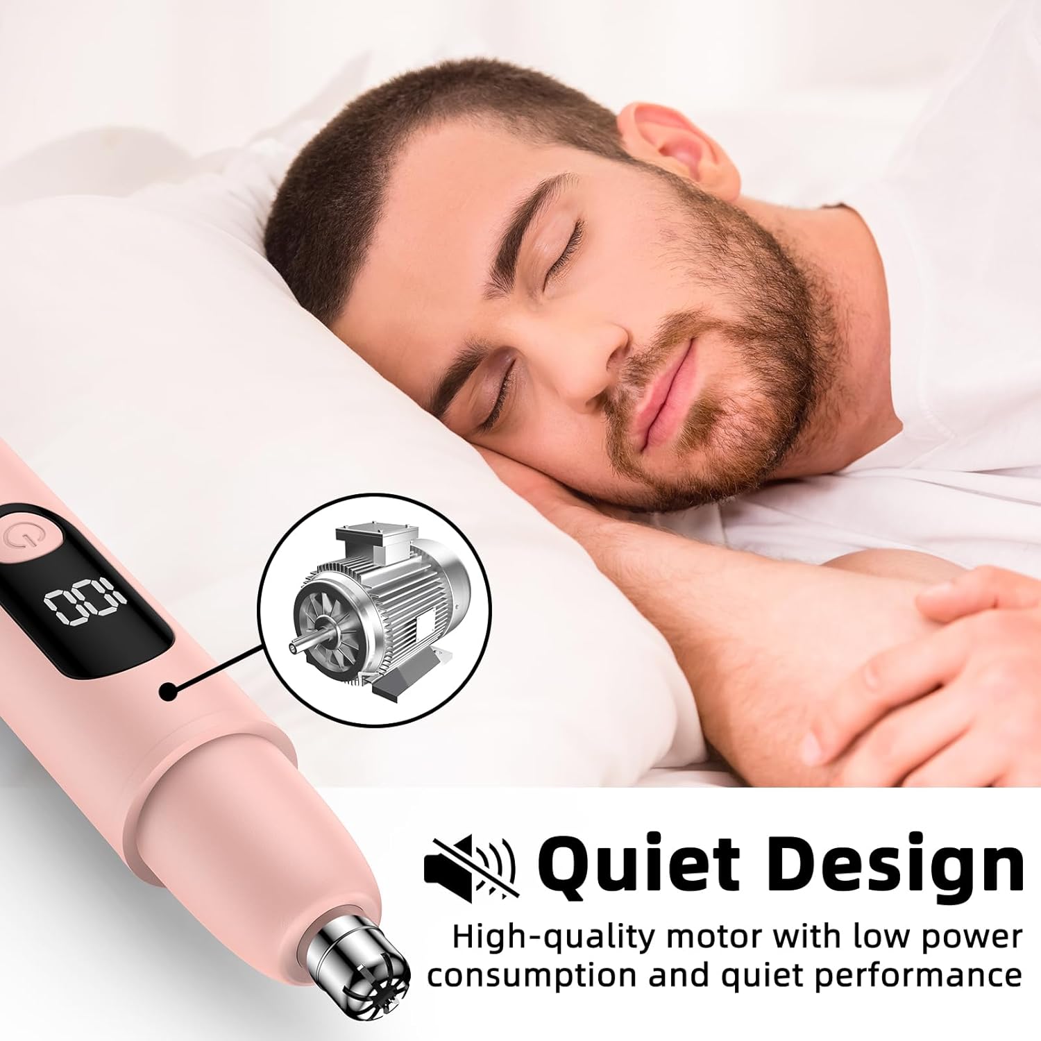 Thumbnail 6 de Nose Hair Trimmer Rechargeable Cordless – Painless Ear and Eyebrow Trimming Tool