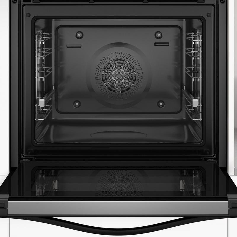 Detalle 2 de Balay 71L Pirolítico con AirFryer y panel táctil: Horno multifunción en acero inoxidable