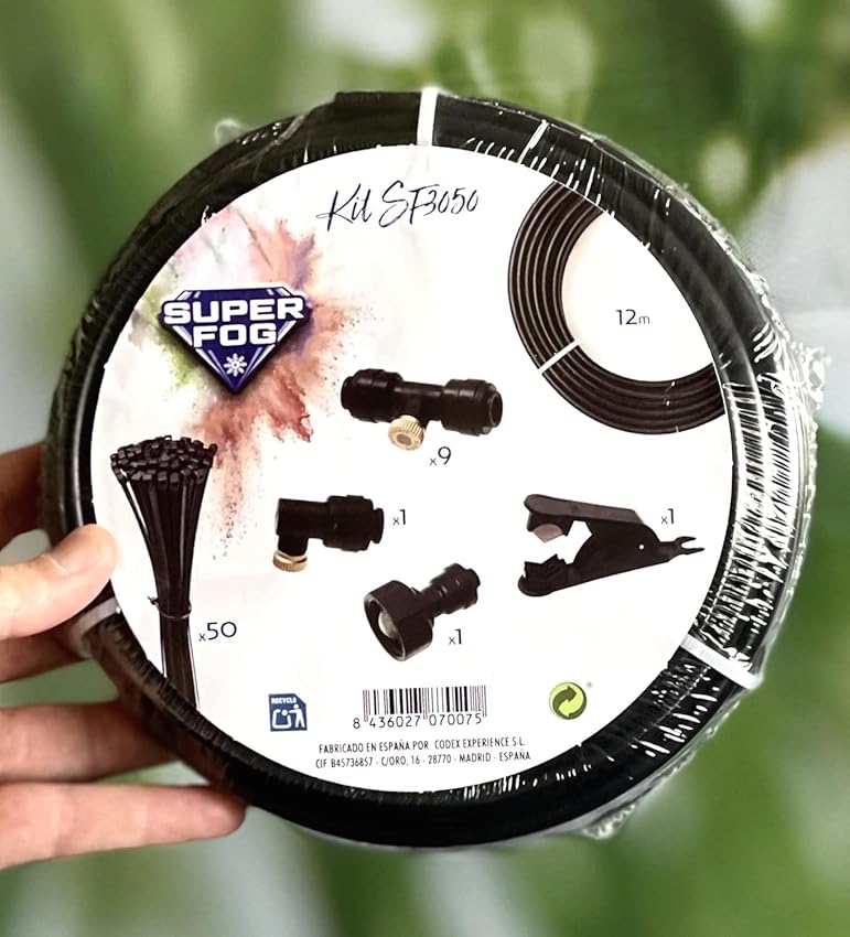 Detalle 1 de SUPERFOG Sistema nebulización jardín 10 toberas