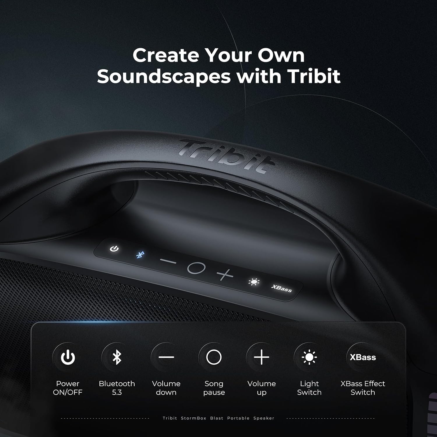 Thumbnail 4 de Tribit StormBox Blast : enceinte Bluetooth portable 90 W étanche IPX7, 30 h d’autonomie et LED synchronisées