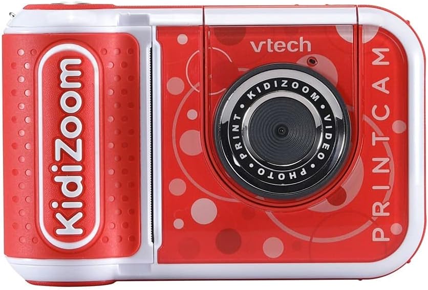Detalle de VTech KidiZoom PrintCam (Red) kids instant digital camera with built-in printer, video recording and comic strip maker