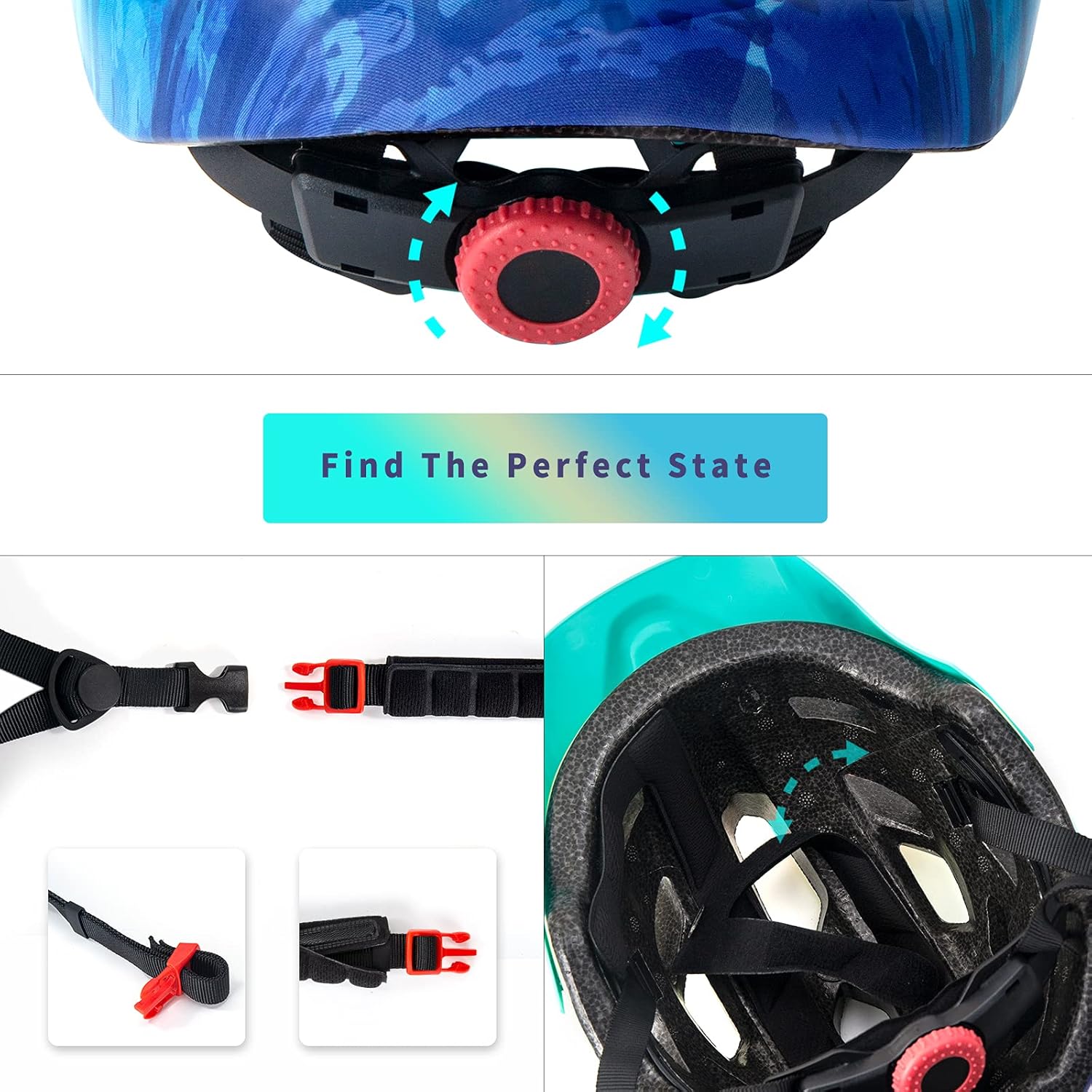 Thumbnail 4 de OnBros Fahrradhelm Kinder – Sicherer Allround-Helm mit Visier für 5–13 Jahre