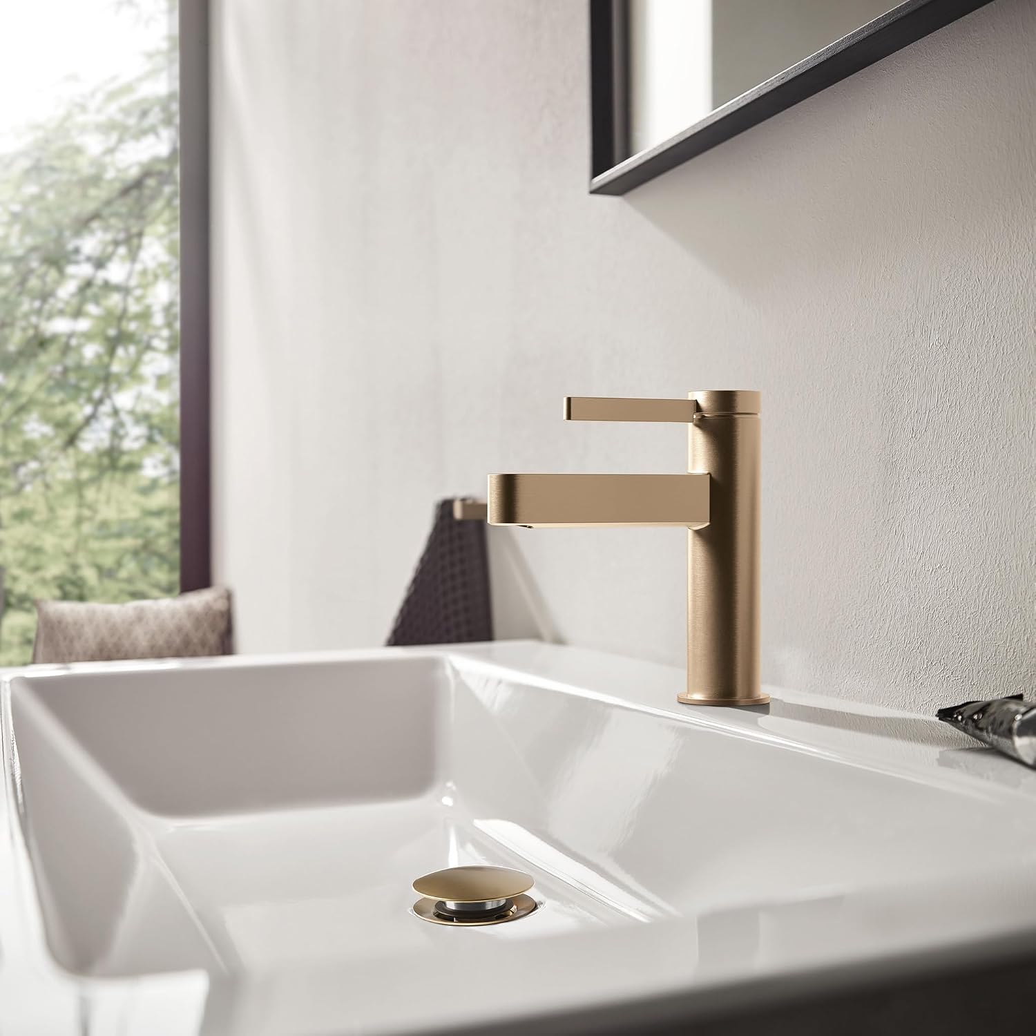 Thumbnail 5 de hansgrohe Push-Open – zestaw odpływowy do umywalki i bidetu, szczotkowany brąz