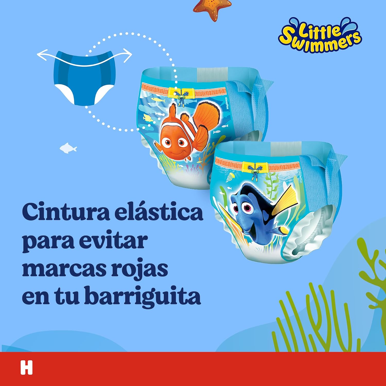 Thumbnail 4 de HUGGIES Little Swimmers Pañal Bañador Talla 5-6 💧 (19 u)