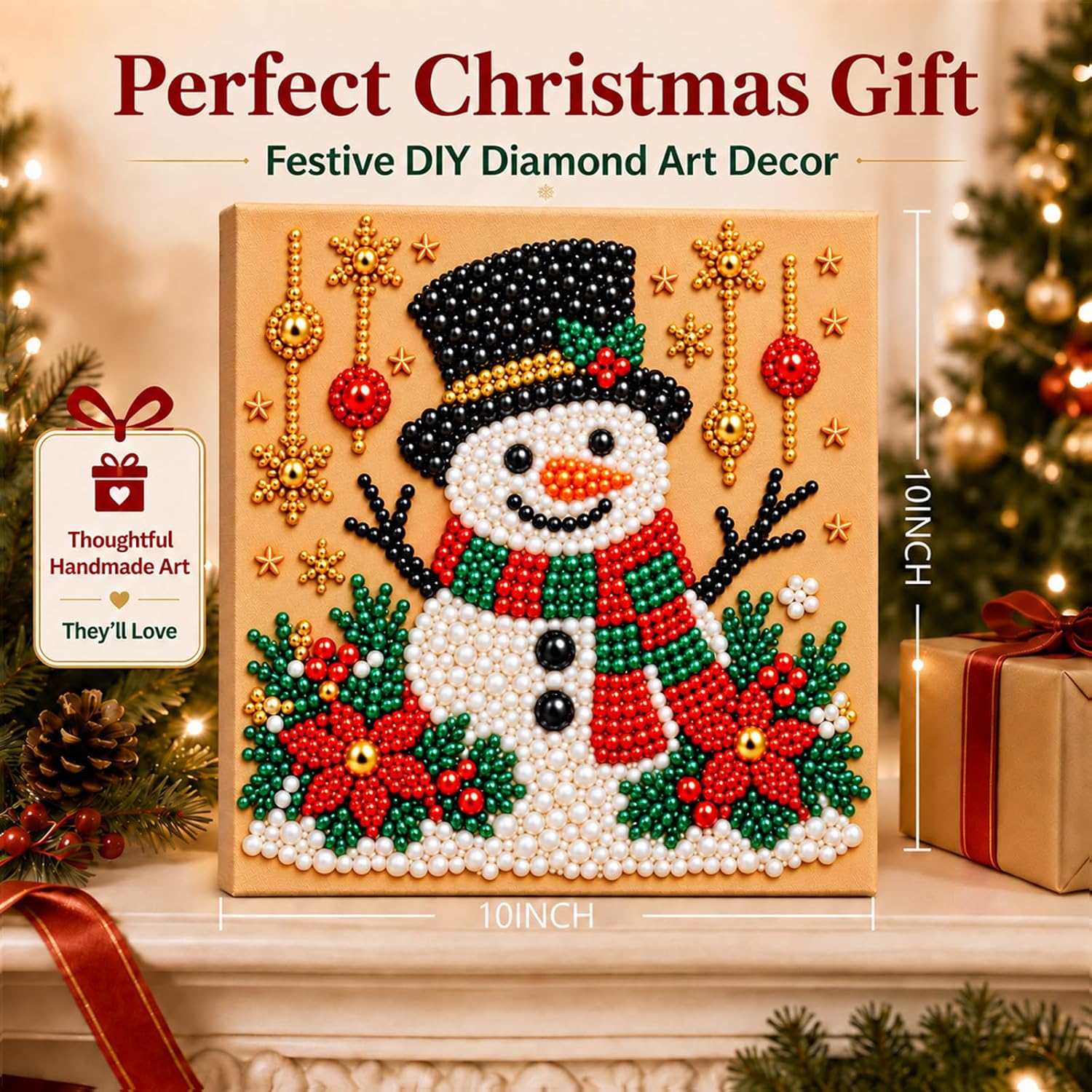 Detalle 2 de Diamond and Pearl Art Kit, 10 x 10 in