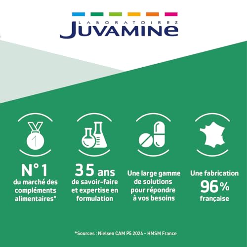 Thumbnail 7 de JUVAMINE Magnésium Marin + Vitamines B6 – Anti-Stress et Fatigue, 4 mois