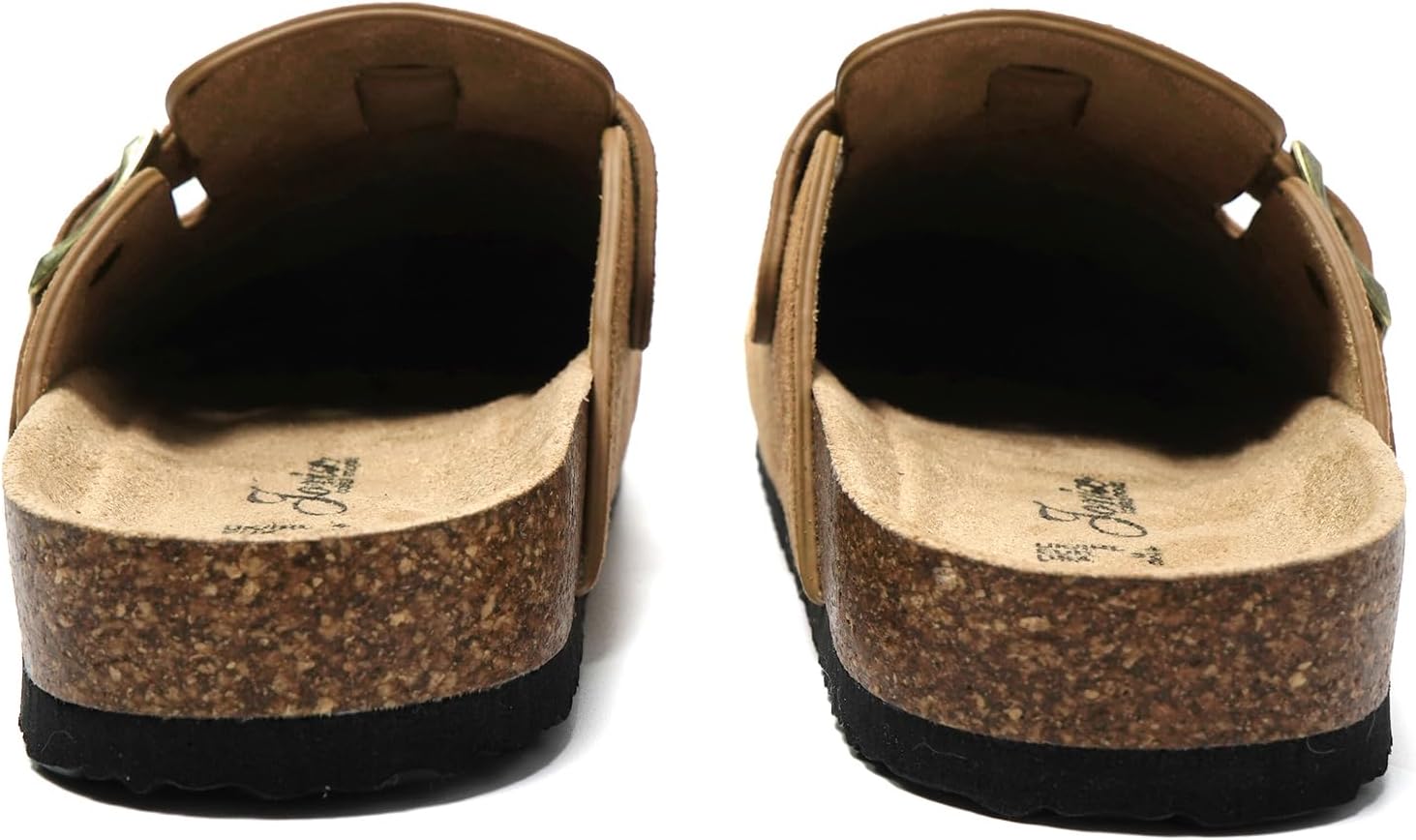 Thumbnail 3 de JOMIX Sabot donna eleganti in eco-pelle scamosciata con punta chiusa e suola in sughero MD2438