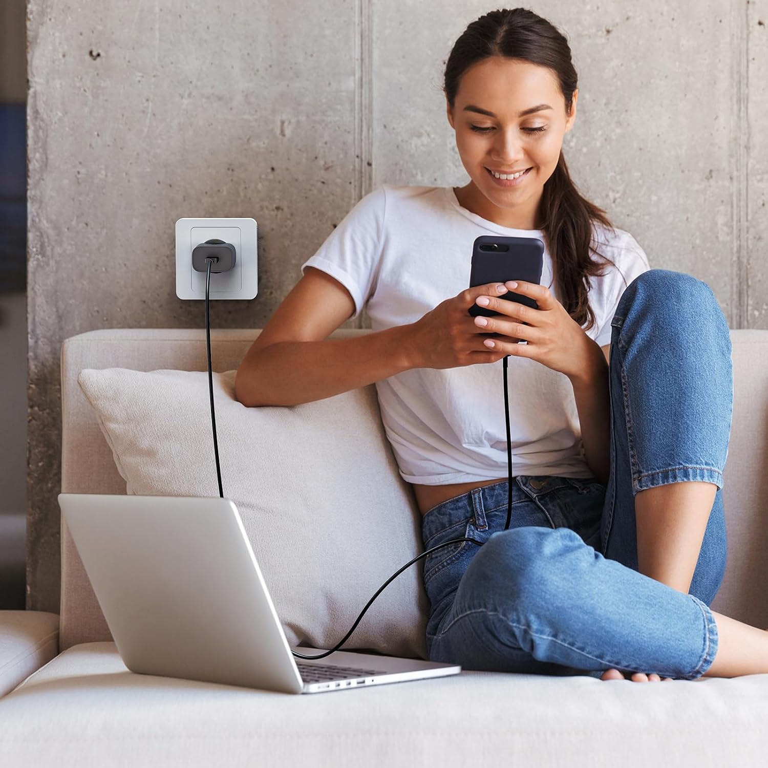Thumbnail 6 de 2er-Pack 25W USB-C Ladegerät mit 2 m Kabel – Schnellladegerät für Samsung Galaxy Serie