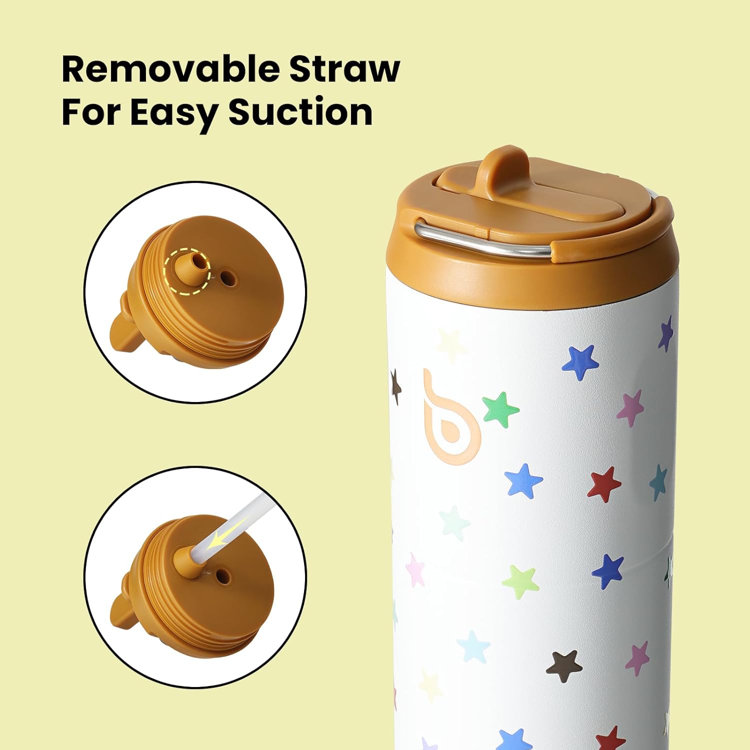 Thumbnail 2 de BOTTLE BOTTLE – Bouteille isotherme 710 ml avec paille (double paroi acier inoxydable)