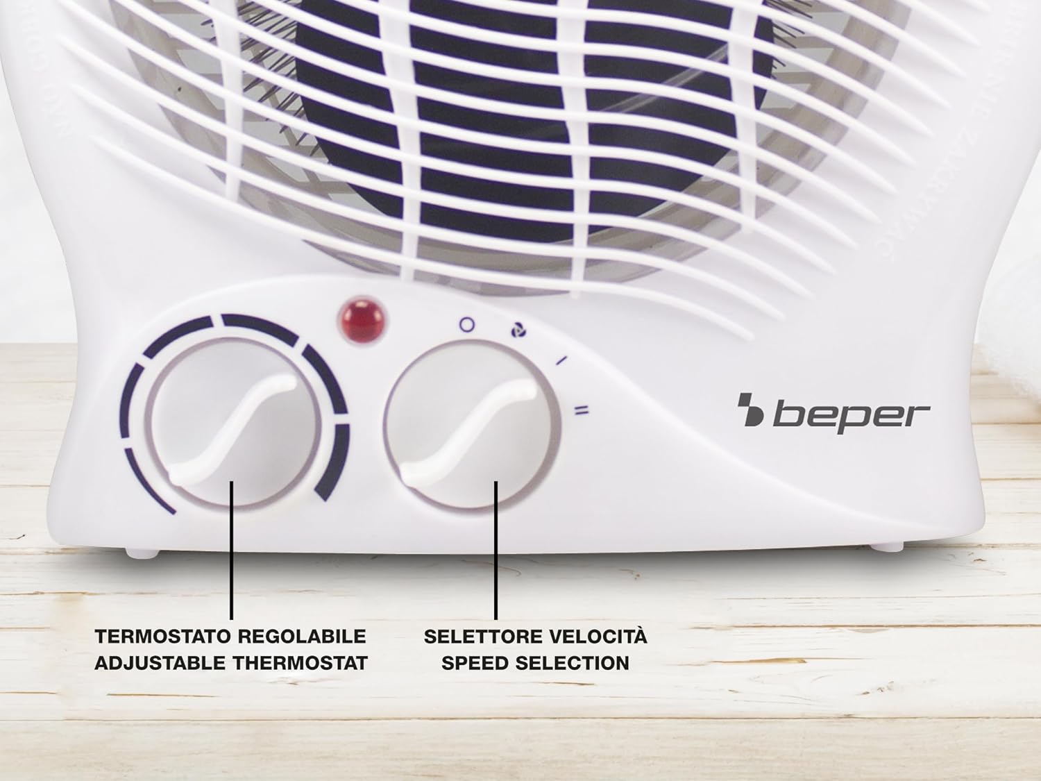 Thumbnail 2 de BEPER P203TER203 Termoventilatore Elettrico Compatto 2000W con Termostato, Ventilazione e Sicurezza Auto-surriscaldamento