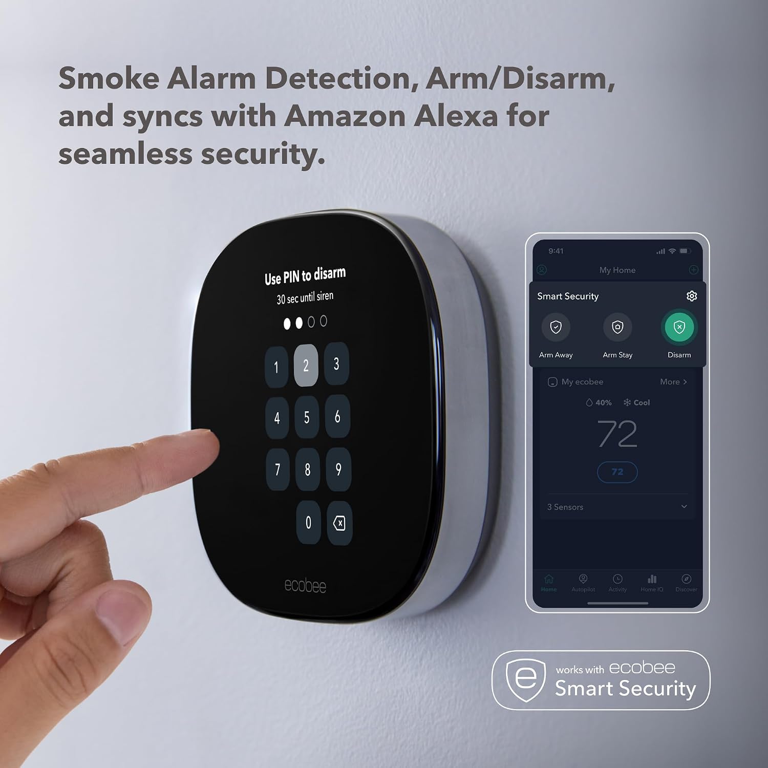 Detalle de ecobee Smart Thermostat Bundle with SmartSensor