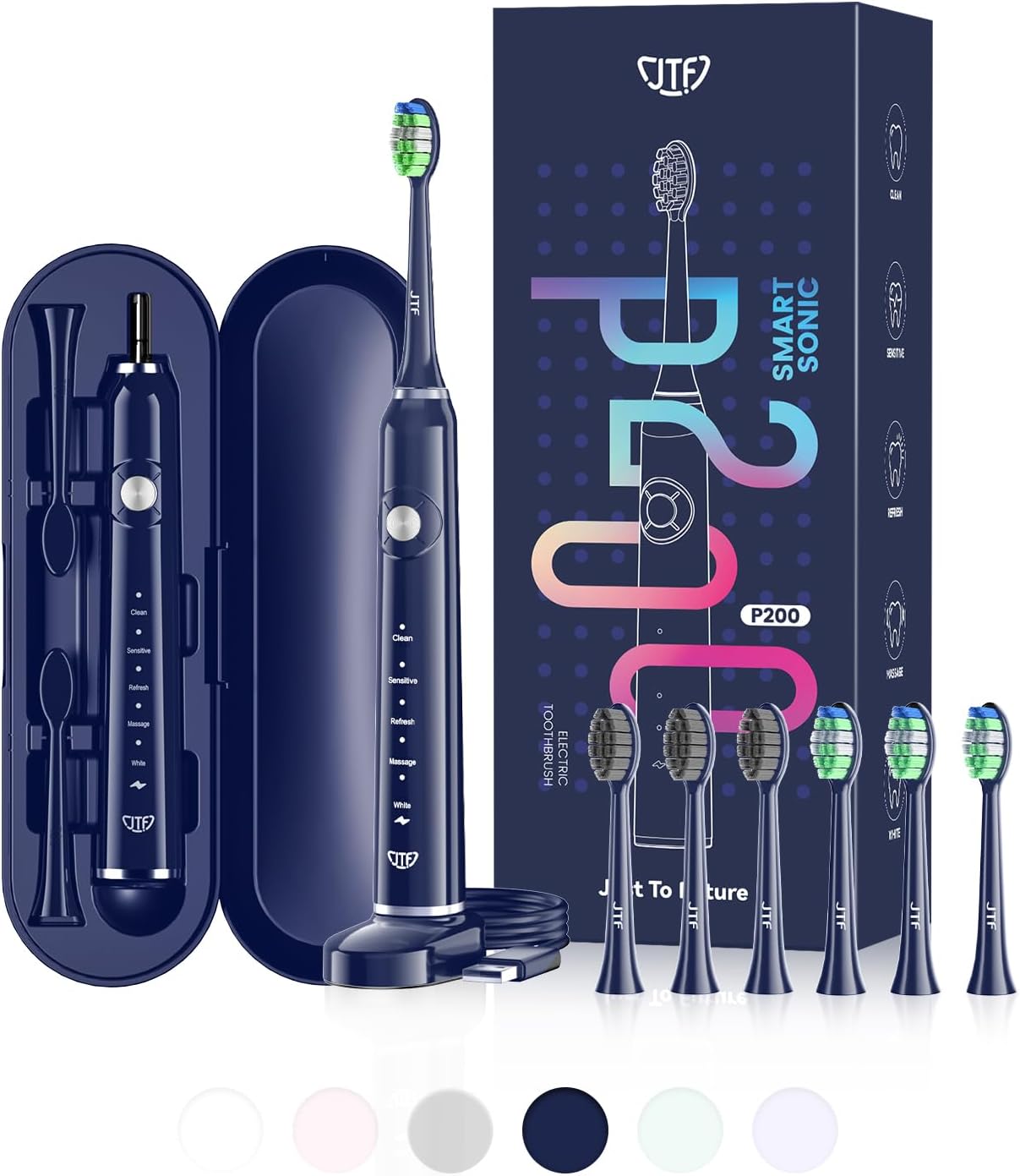 Detalle de JTF Sonic Electric Toothbrush 40,000 VPM