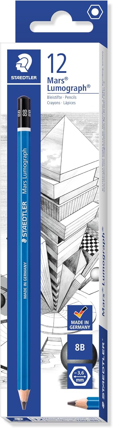 Detalle de STAEDTLER Mars Lumograph - confezione da 12 matite 8B