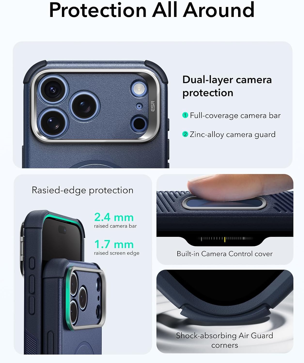 Thumbnail 4 de ESR iPhone 17 Pro Max Case 7X drop protection