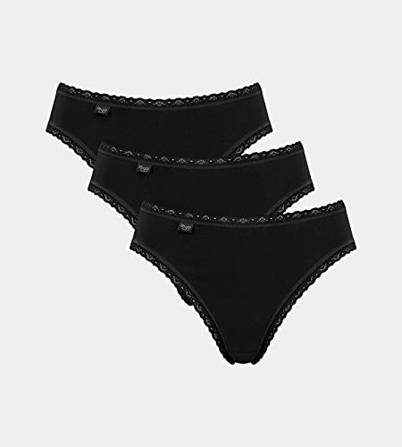 Detalle de sloggi 24/7 Cotton Lace Tai 3 unidades, talla 40 🩲