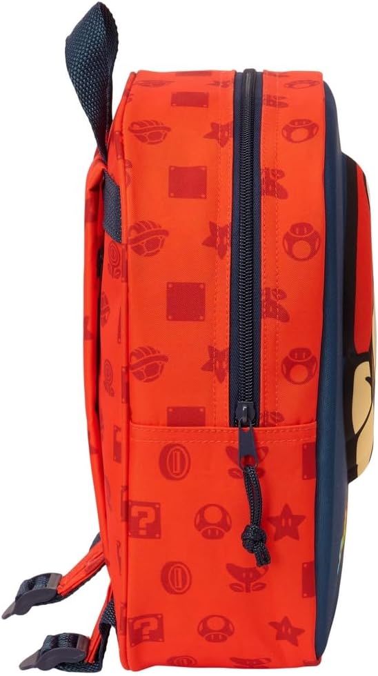 Thumbnail 2 de safta Super Mario 3D Backpack with Trolley Sleeve and ID Card