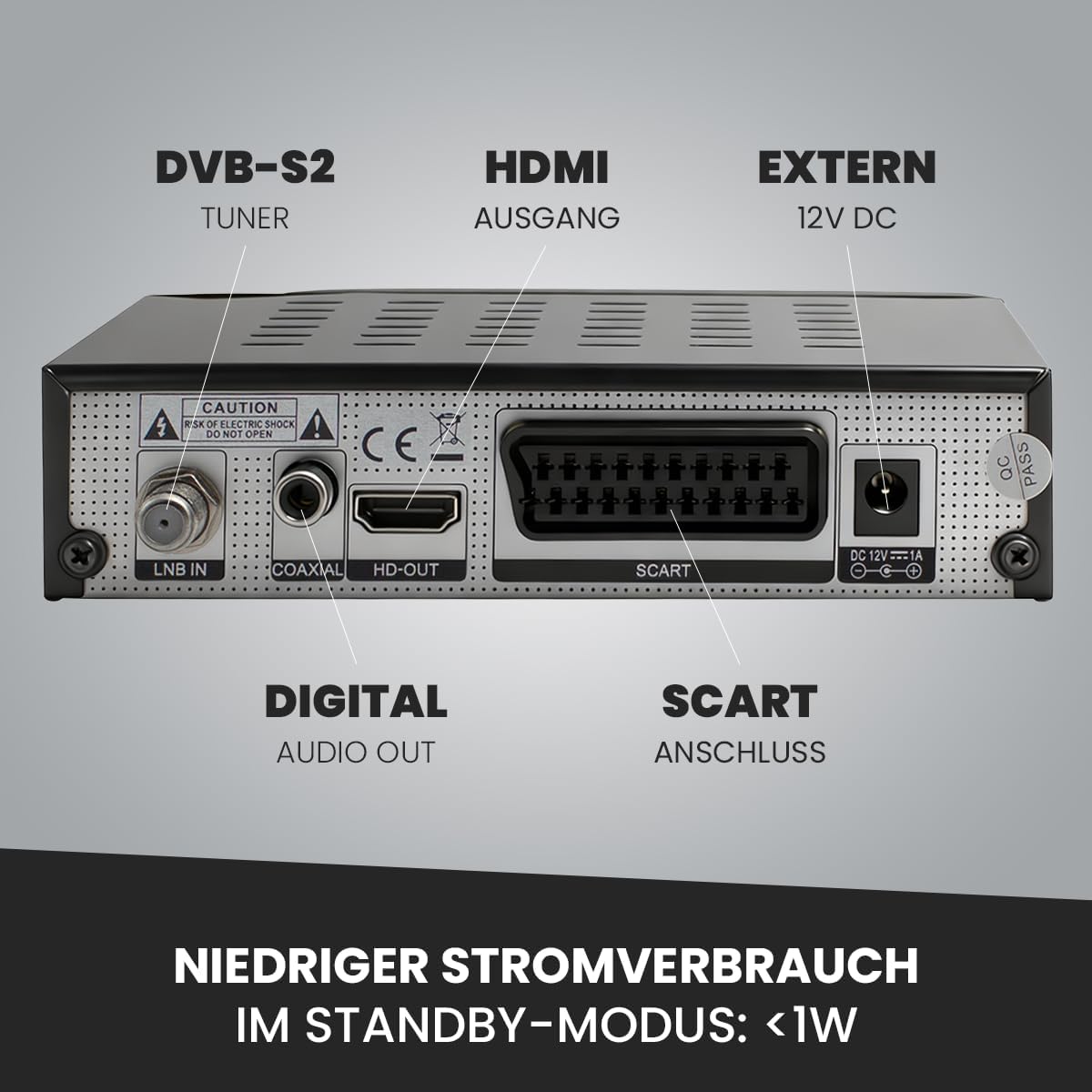 Thumbnail 6 de AXRED S90 Plus Satelliten-Receiver: HD-Receiver mit Aufnahmefunktion und Unicable-Unterstützung