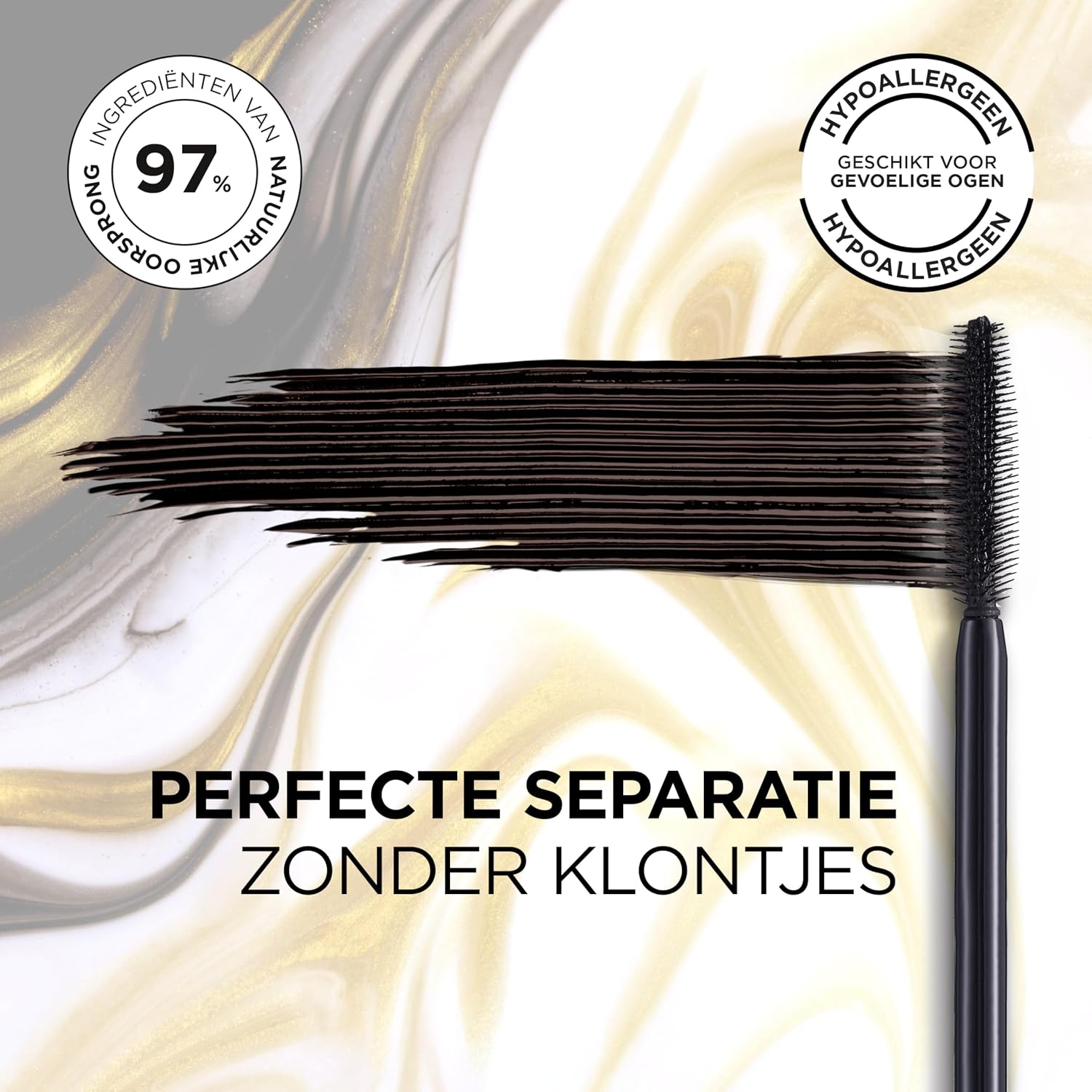 Detalle de L'Oréal Paris Volume Million Lashes Balm Brown (Nr. 01 Brown) – Balm-in-Mascara für braunes Volumen