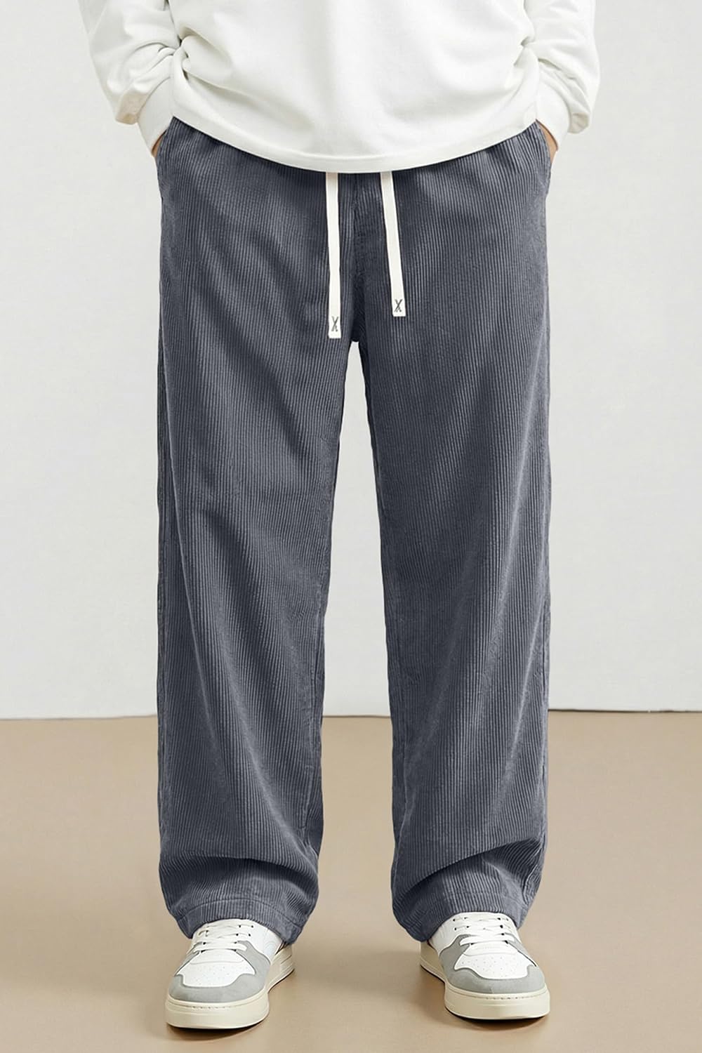 Detalle 2 de JMIERR Mens Corduroy Pants