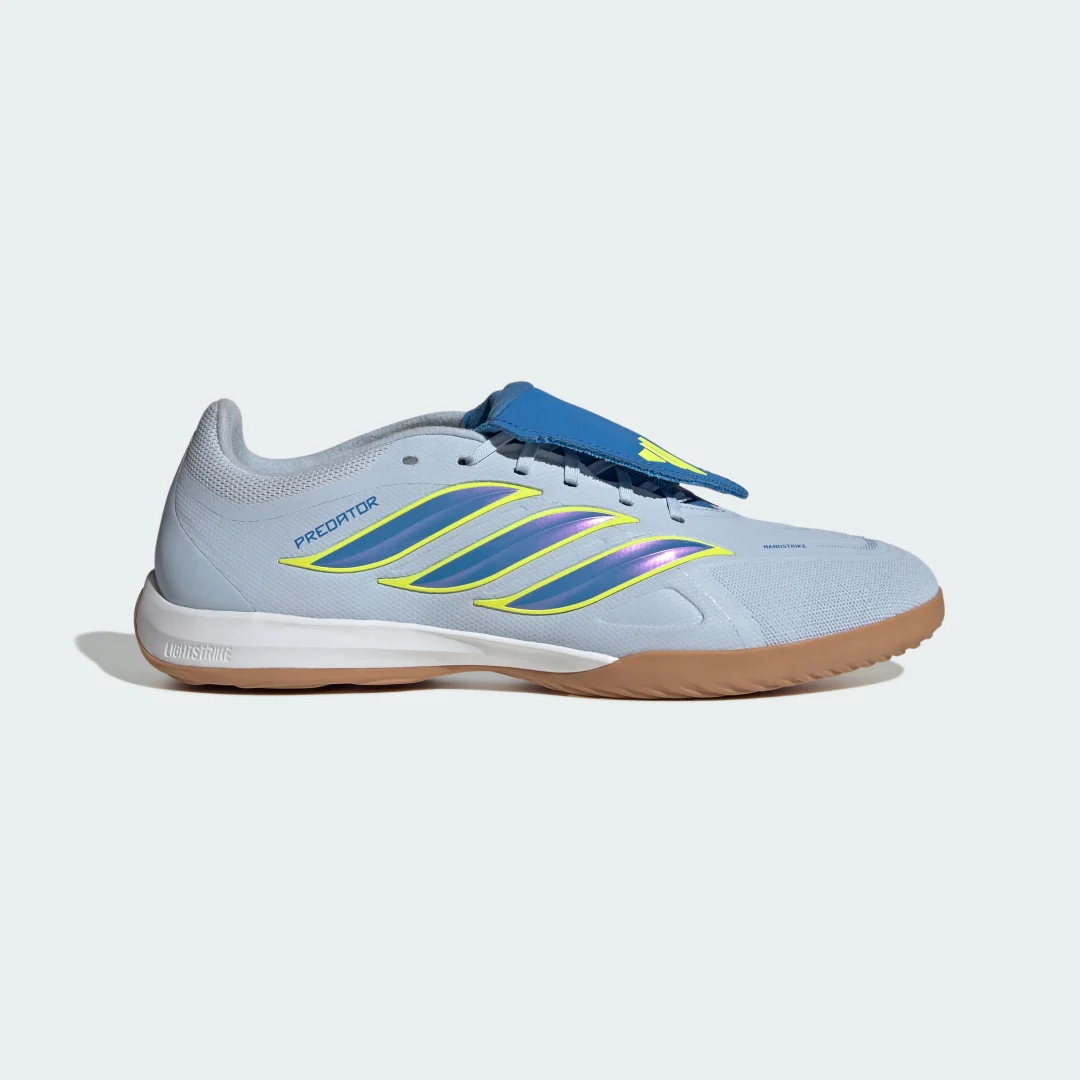 Detalle 2 de Zapatilla de fútbol sala Adidas Predator League Fold-Over Tongue Indoor – Azul
