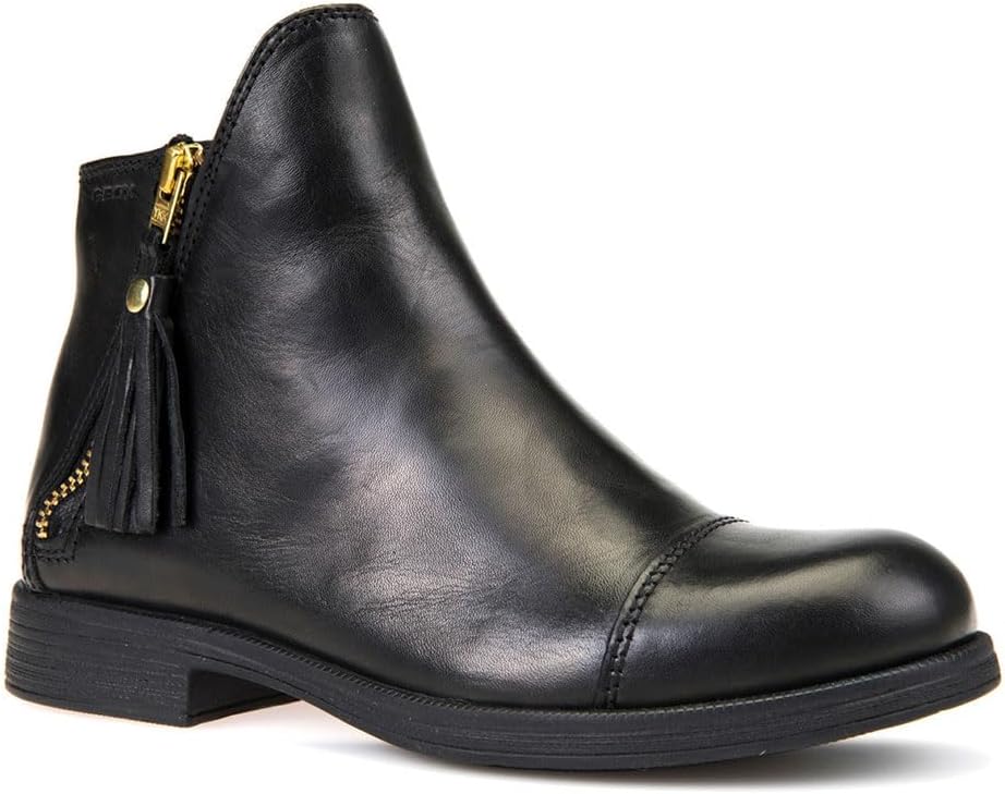 Detalle 2 de Geox Women’s Jr Agata CAnkle Boots with breathable outsole and zip fastening