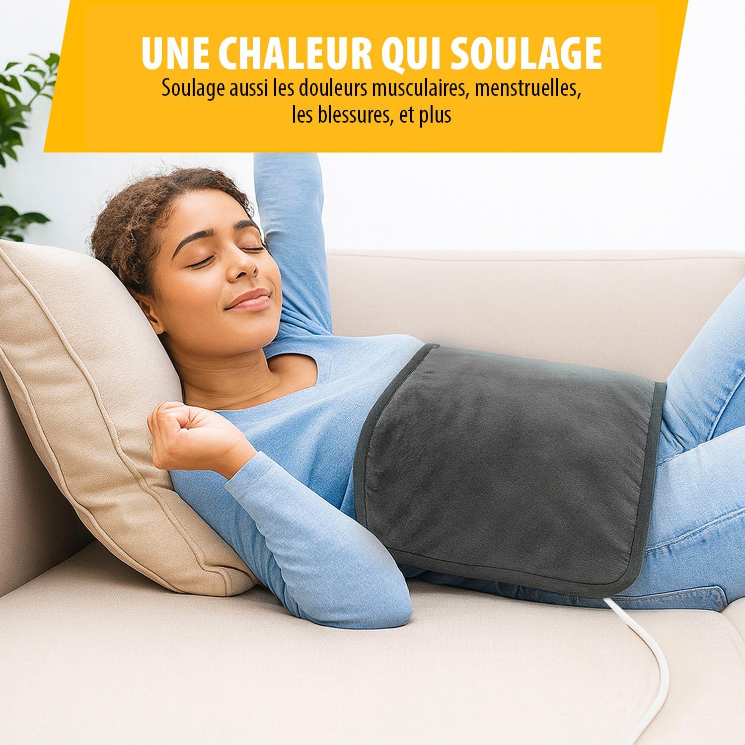 Detalle 2 de Tristar Chauffe-Mains et Chauffe-Pieds Multifonction BW-4771 – coussin chauffant 42x32 cm