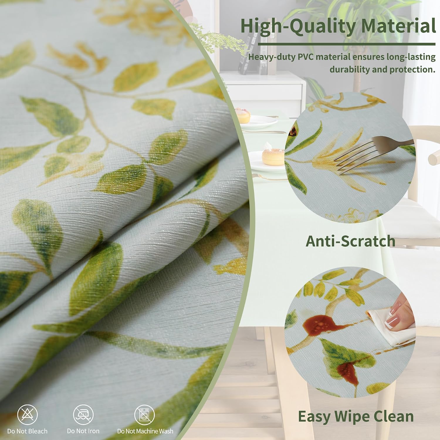 Detalle de HOMOHEINI Rectangle Tablecloth 52x70 🍽