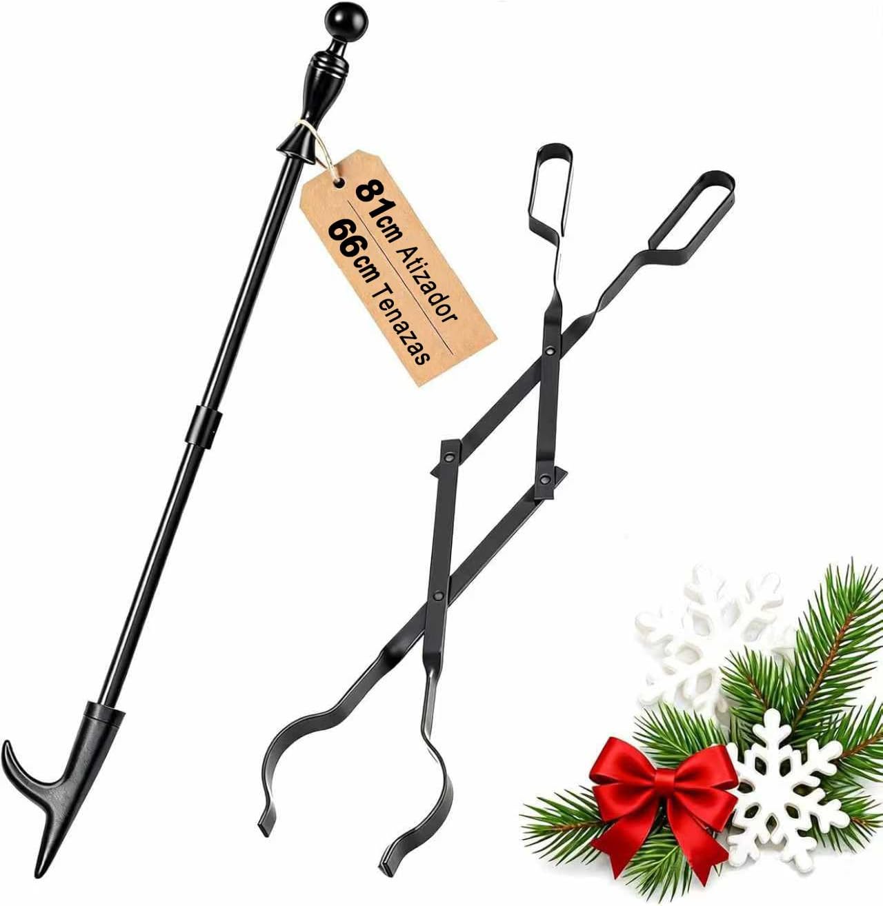 Thumbnail 6 de AMAGABELI Juego accesorios chimenea 81 cm