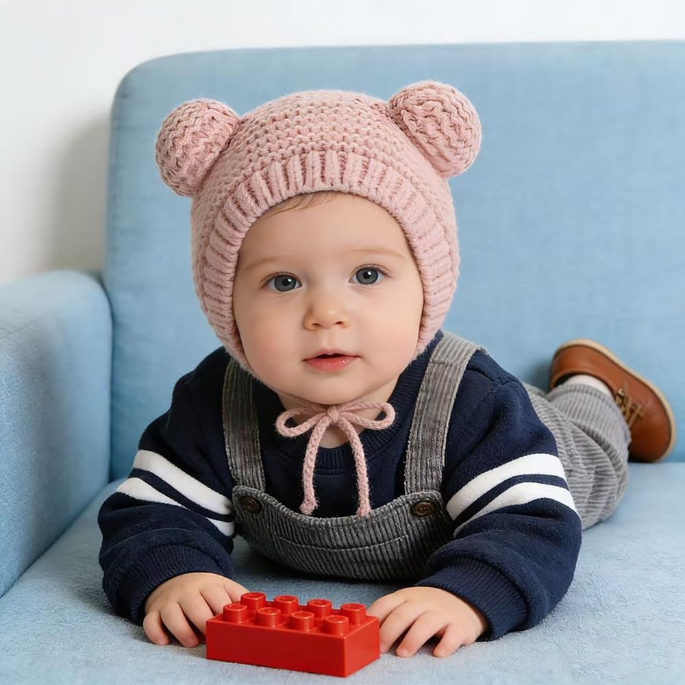 Thumbnail 6 de XNDZ Baby Earflap Beanie Hat 3-24 Months