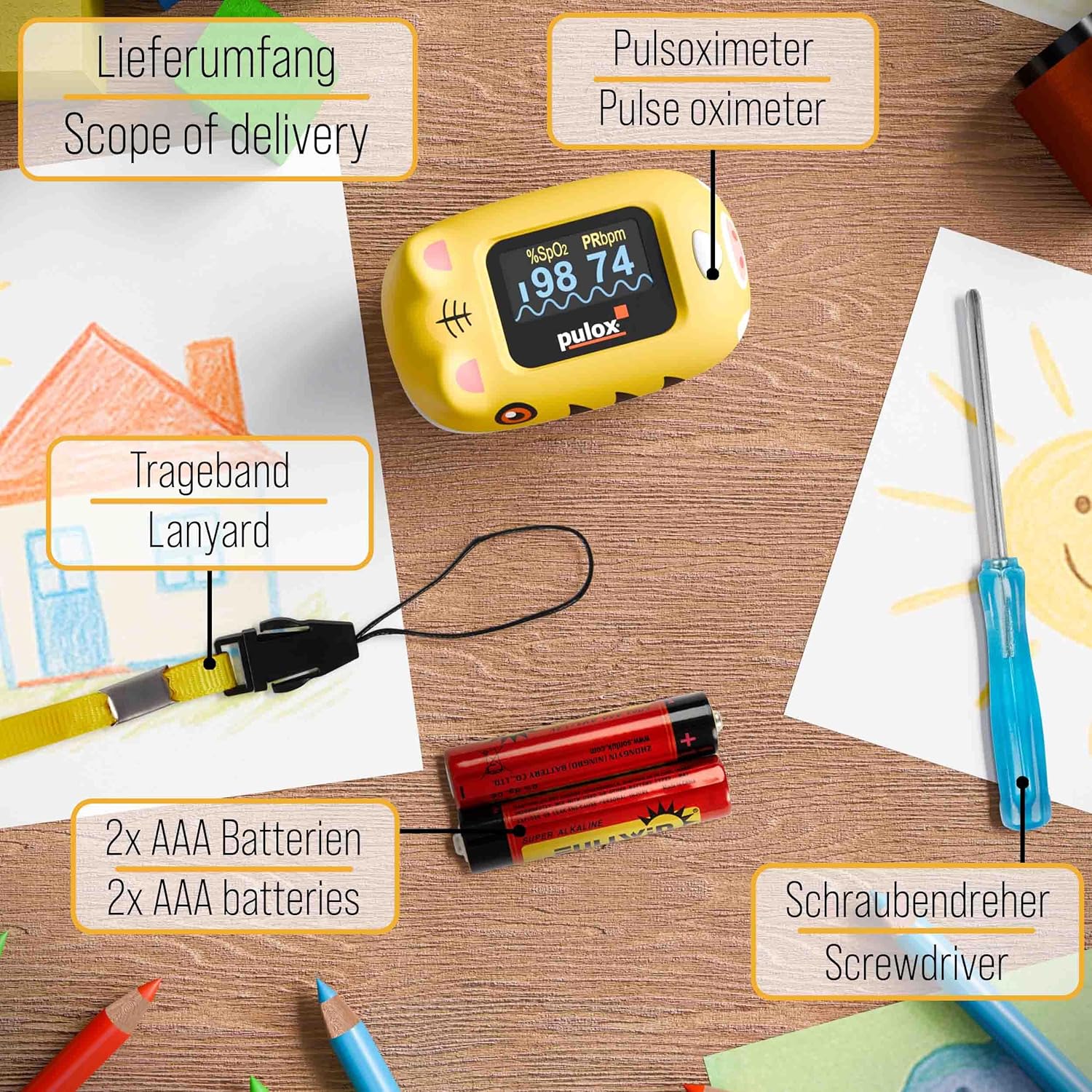 Thumbnail 5 de Pulox PO-230 Finger-Pulsoximeter Kinder 10 kg