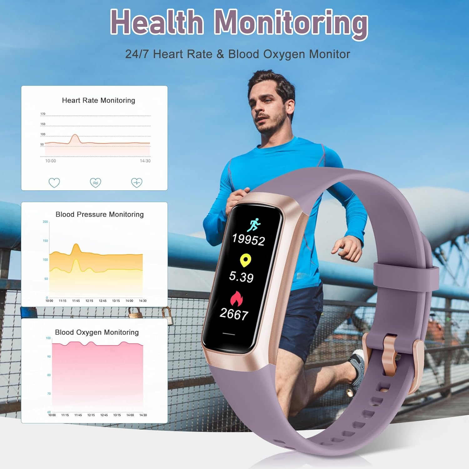 Thumbnail 5 de Spurkey Fitness Tracker 1.10 inch AMOLED