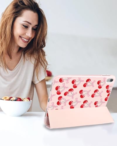 Thumbnail 2 de Fycyko Étui coquette pour iPad 11e Génération et iPad 10e Génération – Rose Cerises