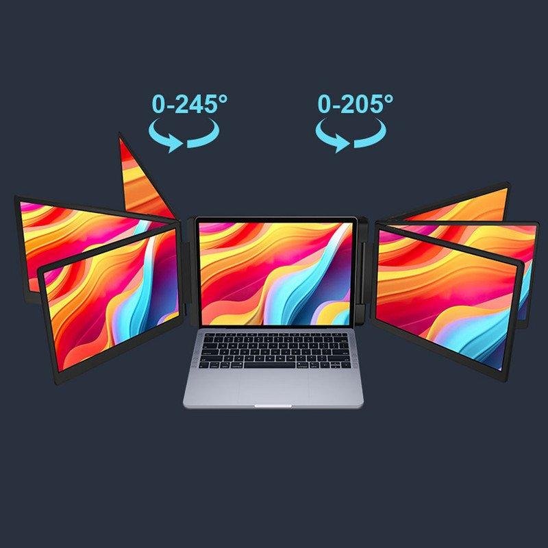 Thumbnail 2 de Monitor FOPO S10 15,6" FullHD: doble pantalla plegable para productividad portátil