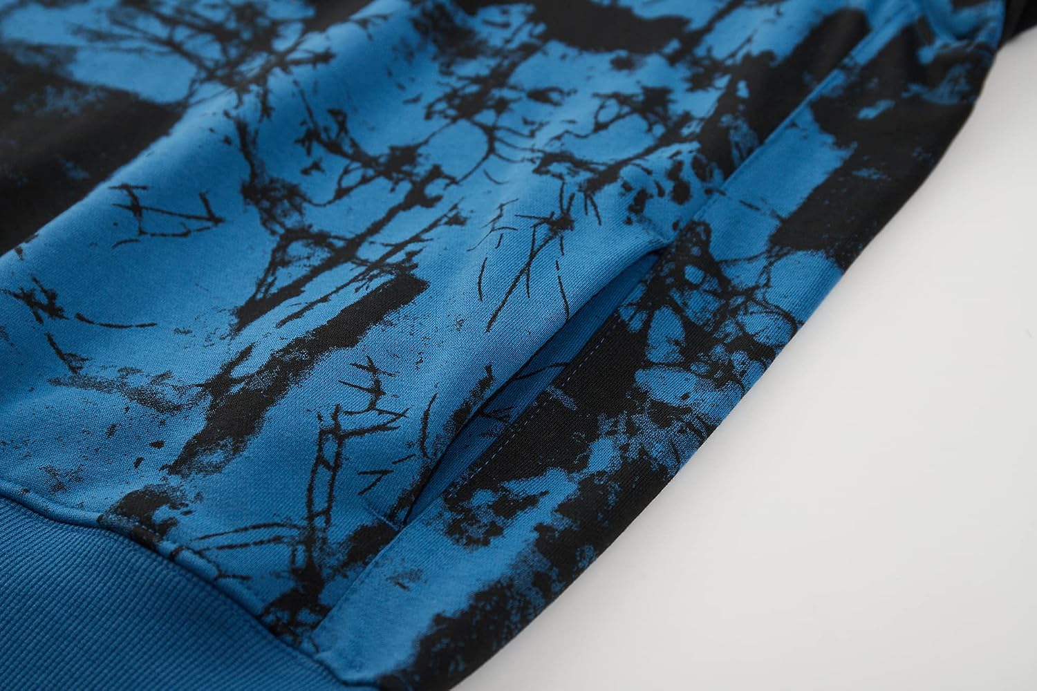 Detalle de YINGDA Herren Hoodie mit Langärmel und versteckter Tasche – Sport-Sweater für Alltag & Reisen