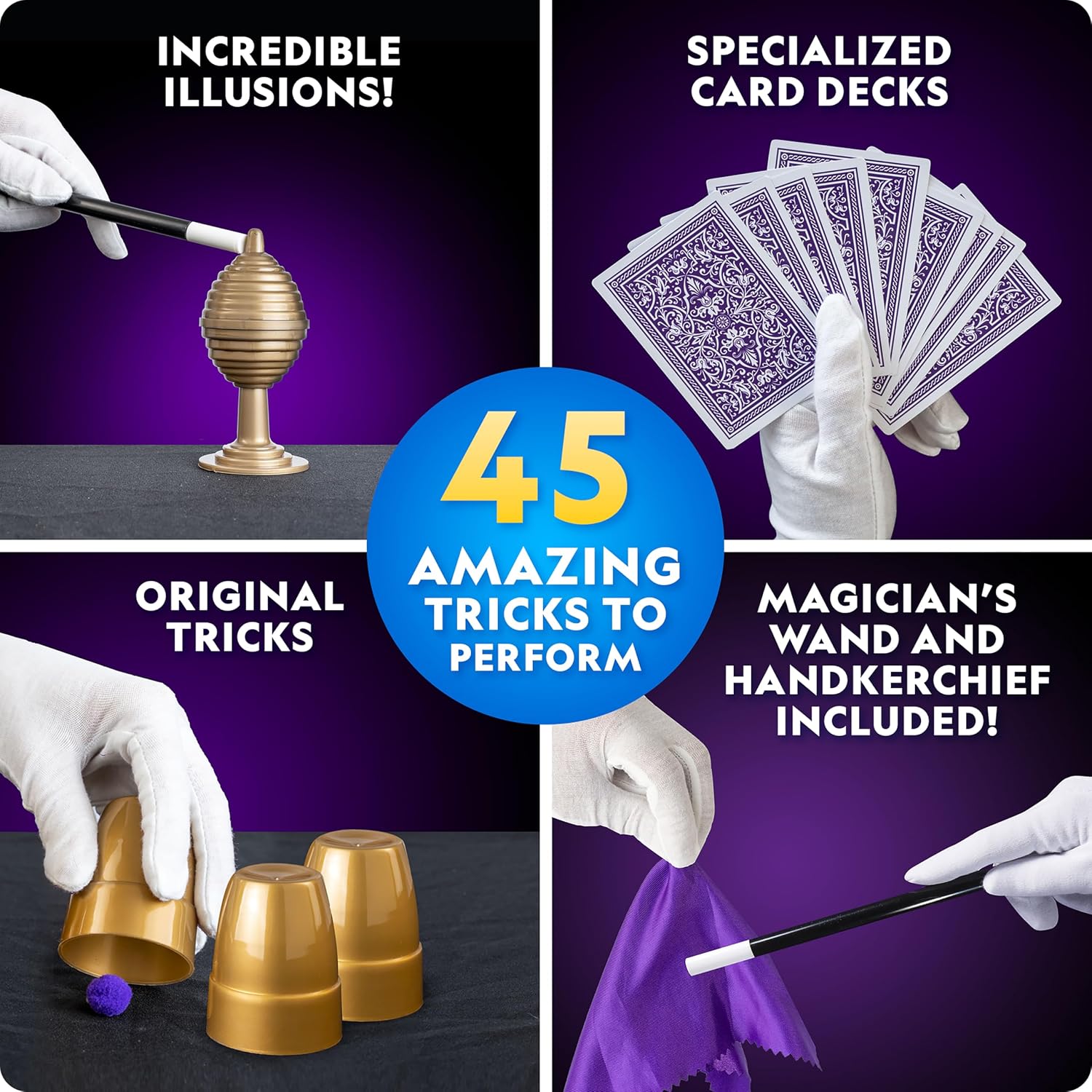 Detalle 2 de National Geographic Kids Magic Set: 45 Tricks with Step-by-Step Video Instructions
