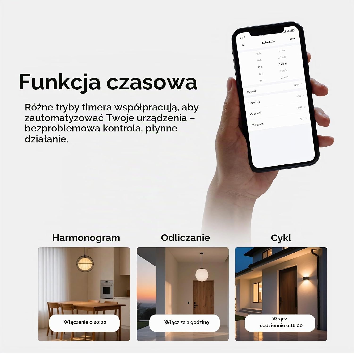 Detalle 1 de SONOFF T6-3C-120MB TX Gen2 – dotykowy włącznik Wi-Fi z Matter