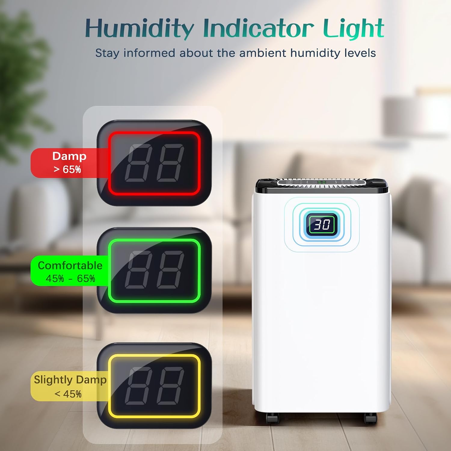 Thumbnail 4 de Dehumidifier 12L/day with 2.5L tank