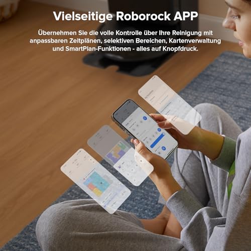 Thumbnail 8 de roborock QV 35A Set Saugroboter mit Wischfunktion – 8000 Pa Kraft, LiDAR-Navigation, Selbstreinigung