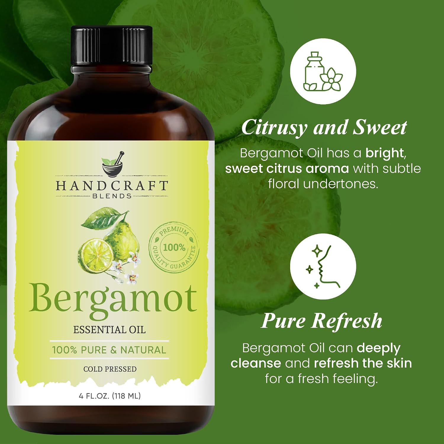 Thumbnail 3 de Handcraft Blends Bergamot Essential Oil, 4 fl oz
